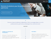 Tablet Screenshot of fidroit.fr